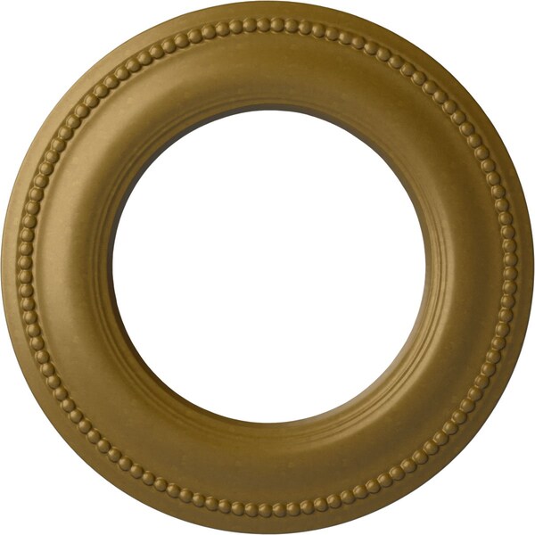 Ekena Millwork Bradford Classic Ceiling Medallion (Fits Canopies up to 8 5/8"), 13"OD x 7 1/2"ID x 3/4"P, Gold CM13BRGLS - main